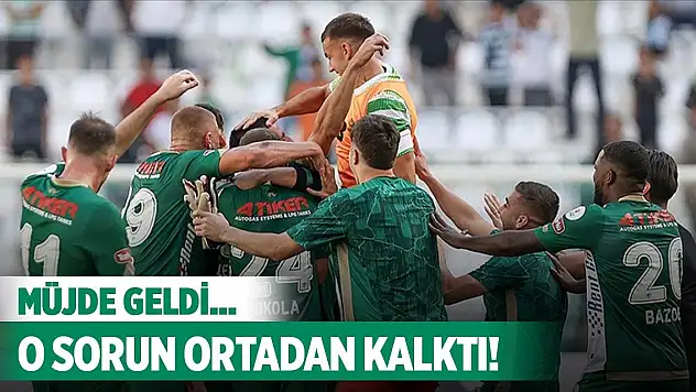Konyaspor'a müjdeli haber!