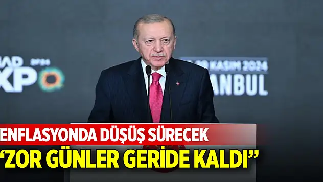 Erdoğan: 'Enflasyonda düşüş sürecek: Zor günler geride kaldı'