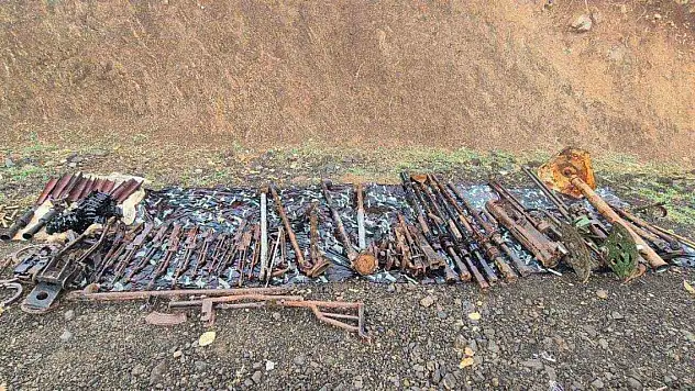 Pençe-Kilit Operasyon bölgesinde çok sayıda silah ve mühimmat ele geçirildi