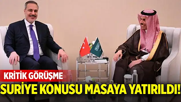 Suriye konusu masaya yatırıldı! Kritik görüşme