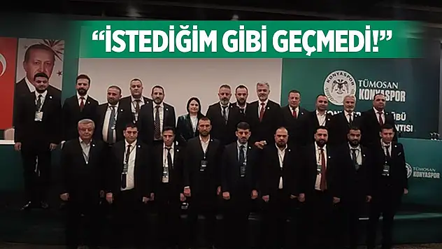 Başkan, Konyaspor'daki 1 yılını değerlendirdi!