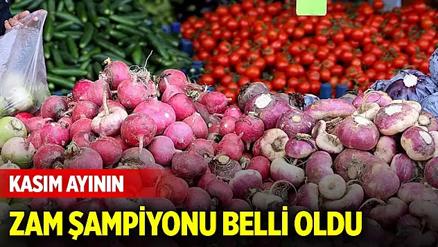 Kasım ayının zam şampiyonu belli oldu