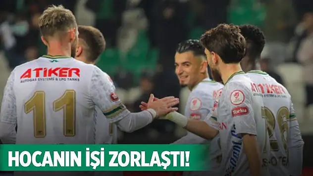 Konyaspor'da teknik heyetin tatlı sıkıntısı!