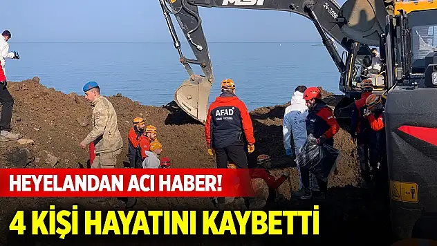 Son Dakika! Karadeniz Sahil Yolu'nda heyelan: 4 kişi hayatını kaybetti