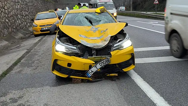 Sakarya'da taksinin çarptığı kadın öldü