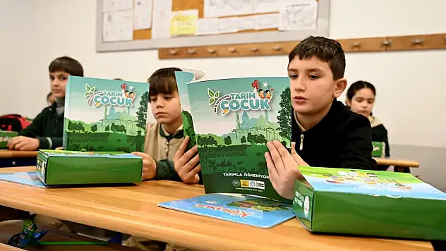Konya'nın çocukları çiftçiliği öğreniyor