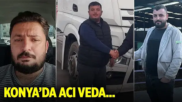 Konya'daki trafik kazasında hayatını kaybeden 3 kişiye acı veda