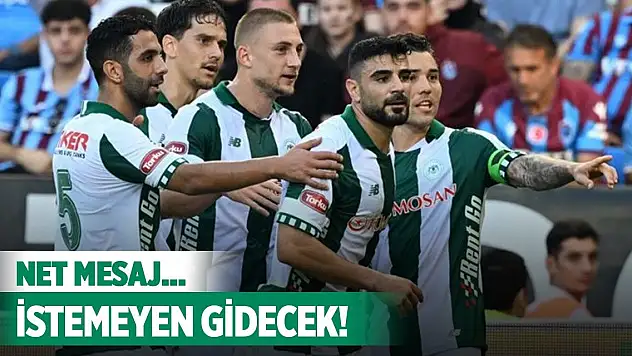 Konyaspor'da yönetimden transfer mesajı