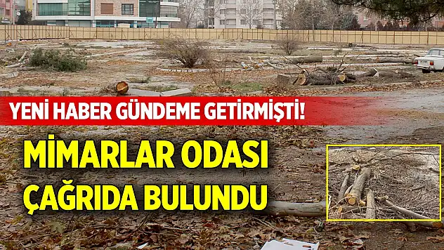 Yeni Haber gündeme getirmişti! Mimarlar Odası çağrıda bulundu