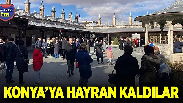 Türkiye'ye örnek... Konya'ya hayran kaldılar
