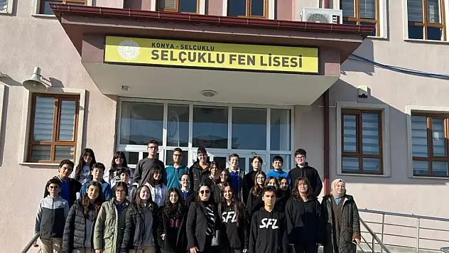 Konya Selçuklu Fen Lisesine anlamlı ziyaret