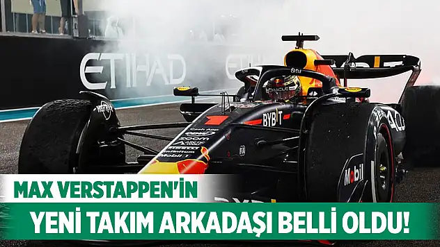Red Bull, Max Verstappen'in yeni takım arkadaşını açıkladı!