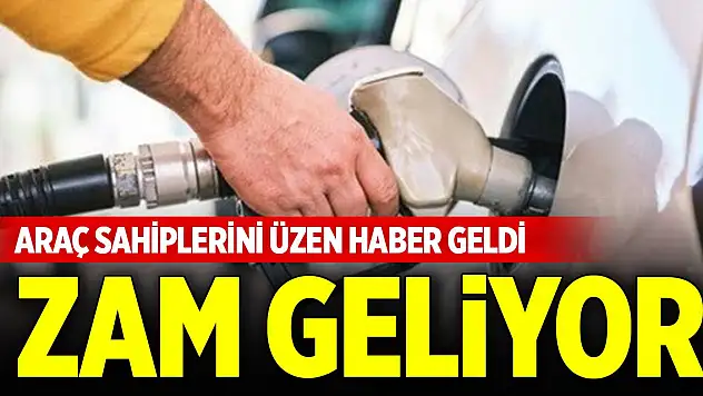 Araç sahiplerini üzen haber geldi! Akaryakıta zam geliyor... İşte güncel fiyatlar
