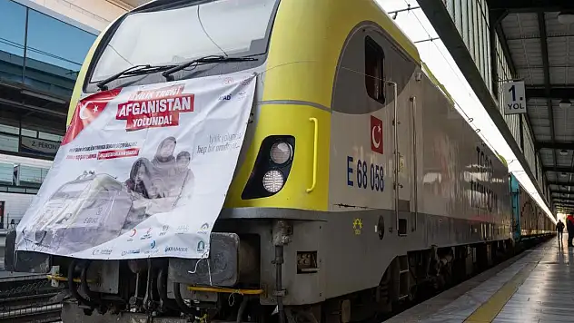 21. İyilik Treni Afganistan'a hareket etti