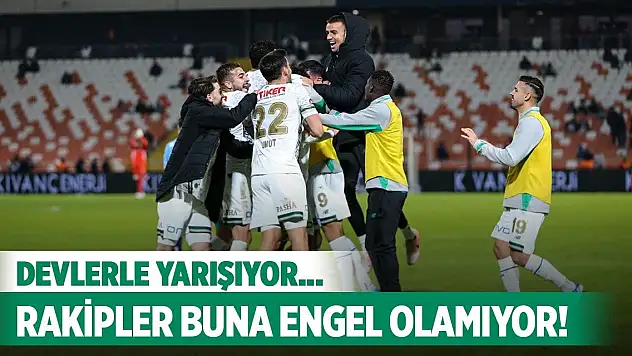 Konyaspor'un rakipleri buna engel olamıyor!