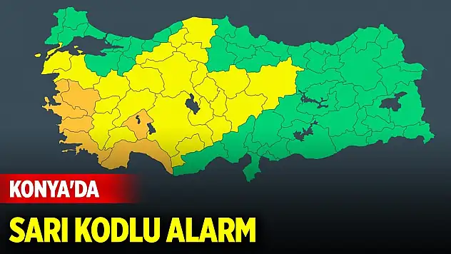 AFAD'dan şiddetli yağış uyarısı! Konya'da sarı kodlu alarm