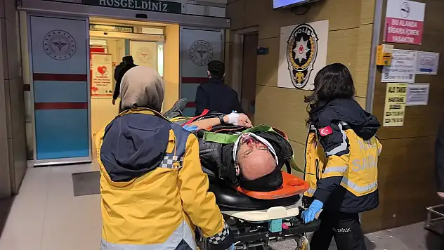 Bursa'da devrilen motosikletin sürücüsü ağır yaralandı