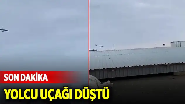 Son Dakika! Azerbaycan havayollarına ait yolcu uçağı düştü