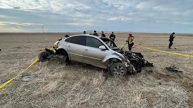 Yozgat'ta otomobil devrildi! 1 kişi öldü, 1 kişi yaralandı