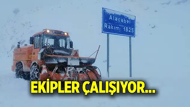 Akseki-Seydişehir karayolunda çalışmalar sürüyor