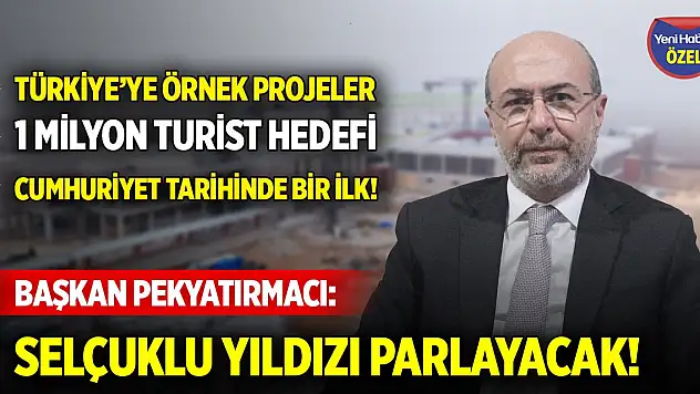 Başkan Pekyatırmacı projeleri sıraladı... Selçuklu yıldızı parlayacak!