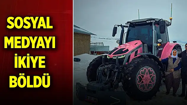 Bu traktör sosyal medyayı ikiye böldü