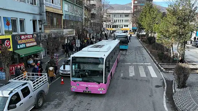 Konya Büyükşehir'den Tunceli'ye 2 otobüs