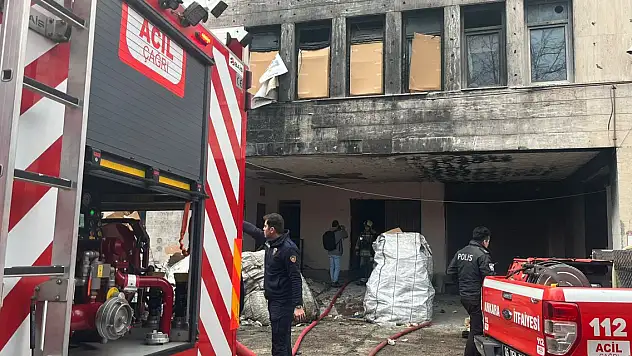 Atık deposunda yangın!