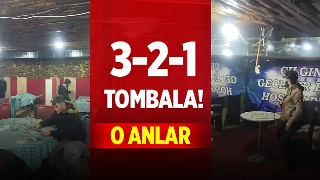 3-2-1 tombala! Diyarbakır polisinden mutlu yıllar baskını