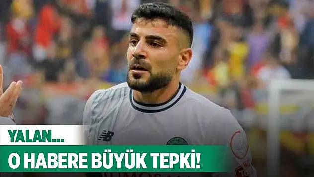 Konyasporlu Adil o habere tepki gösterdi!