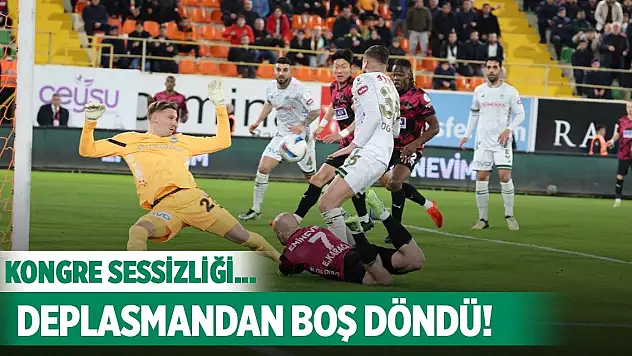 Konyaspor eli boş döndü!