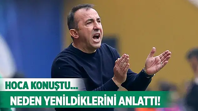Konyaspor'da Uçar'dan öz eleştiri!