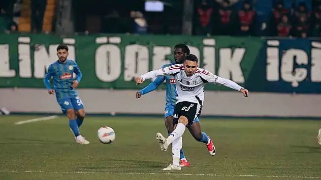 Çaykur Rizespor'la Beşiktaş yeni yıla beraberlikle başladı