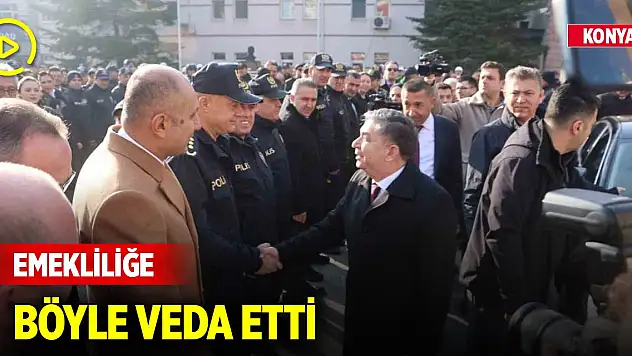 Konya İl Emniyet Müdürü Karabulut emekliliğe ayrıldı