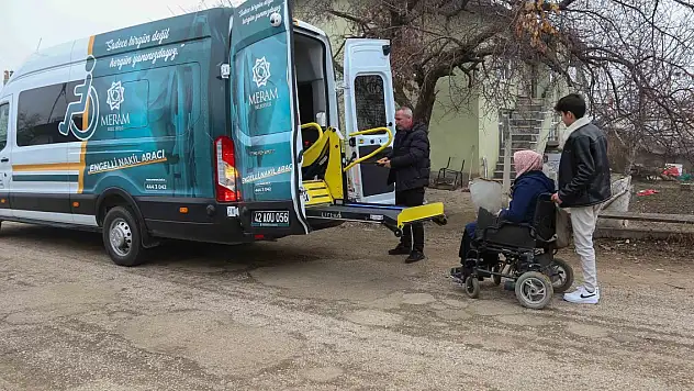 Konya'da özel gereksinimli bireyler için yüz güldüren hizmet