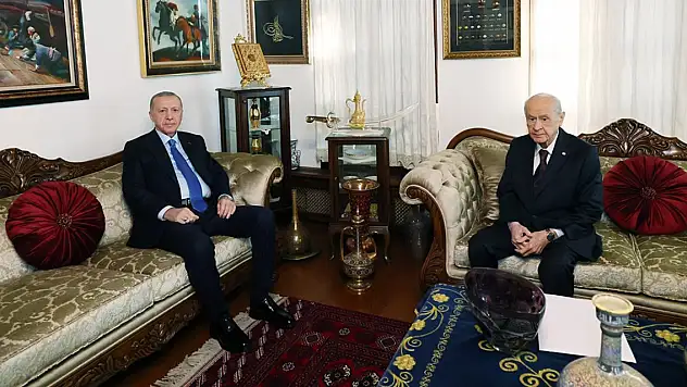 Son Dakika! Cumhurbaşkanı Erdoğan ile Bahçeli ile bir araya geldi
