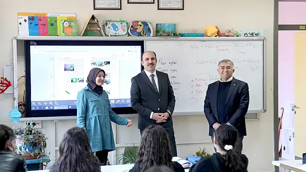 Başkan Altay'dan okul ziyaretleri