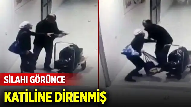 Devlet hastanesinde dehşet... Silahı görünce katilinin elini tutup direnmiş