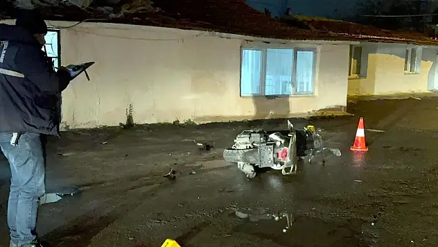 Çalıntı motosikletle polisten kaçtı, sonu kötü bitti