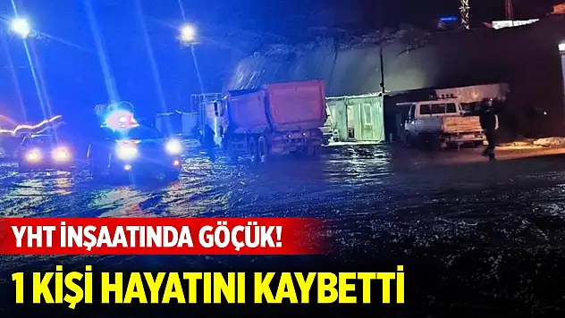 Yüksek hızlı tren inşaatında iş kazası: 1 ölü