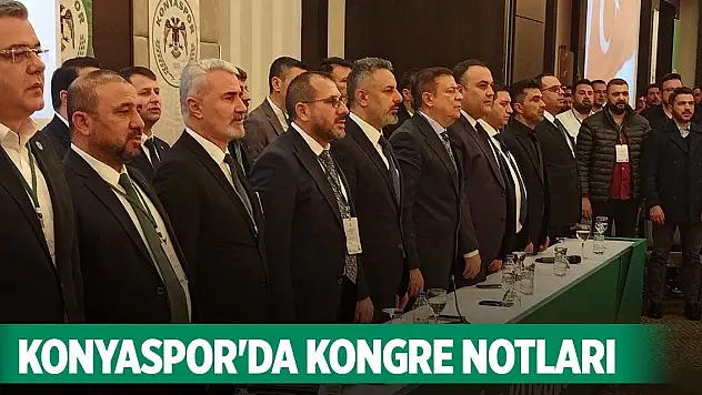 Konyaspor'da Başkan Korkmaz kongrede konuştu