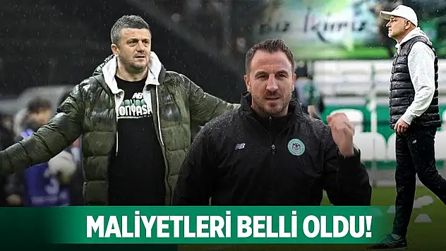 Konyaspor'da giden hocaların maliyetleri belli oldu!