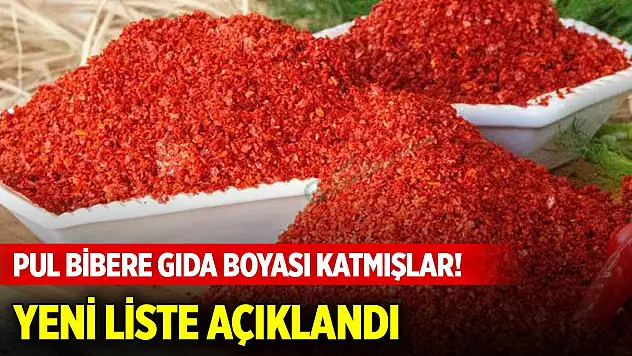 Pul bibere gıda boyası katmışlar! Sağlığı tehlikeye düşürecek gıdalar açıklandı