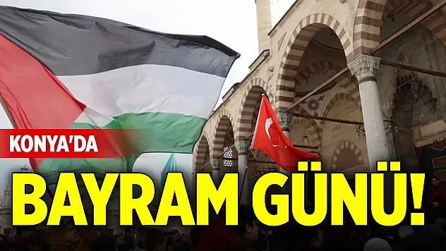 Konya'da bayram günü!