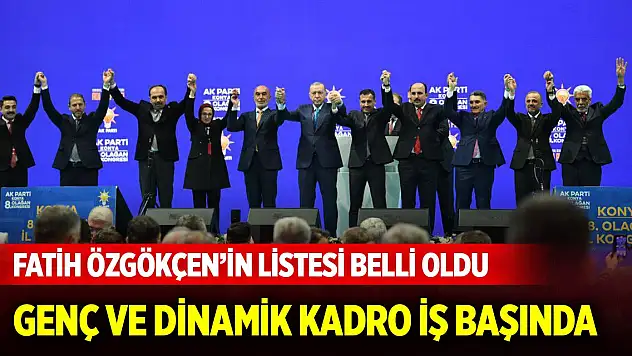 AK Parti Konya'nın yeni yönetim kurulu belli oldu