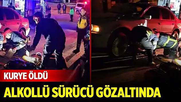 Çorum'da kaza! Kurye öldü, alkollü sürücü gözaltında
