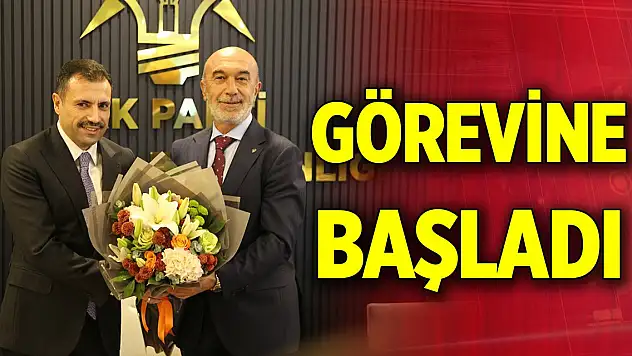 AK Parti Konya İl Başkanı Fatih Özgökçen görevine başladı
