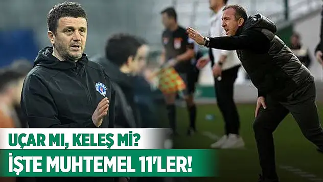 Konyaspor-Kasımpaşa, Muhtemel 11'ler!