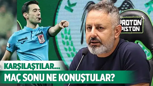 Konyaspor'da Başkan'ın hakem ile diyaloğu ortaya çıktı!