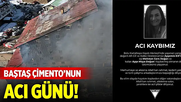 Baştaş Çimento'nun acı günü!